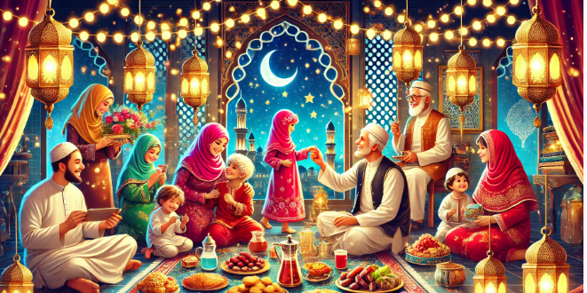 عيد الفطر: فرحة المسلمين بعد شهر رمضان
